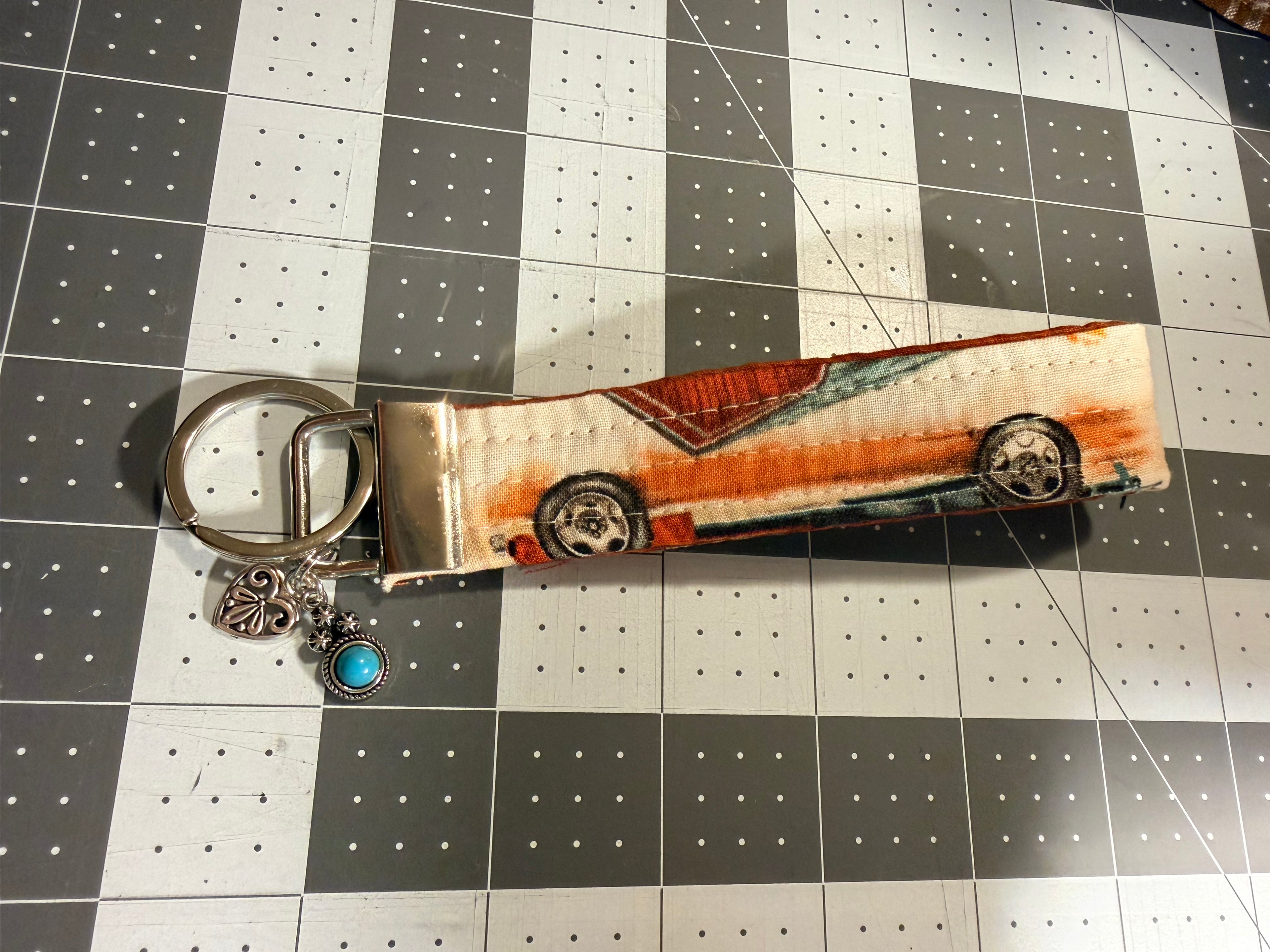Pumpkin Pickup Keychain