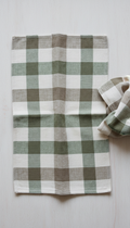 Hand-Sewn Cotton Farmhouse Tea Towel