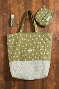 Daisy Bundle Tote, Personal Bag, Keychain