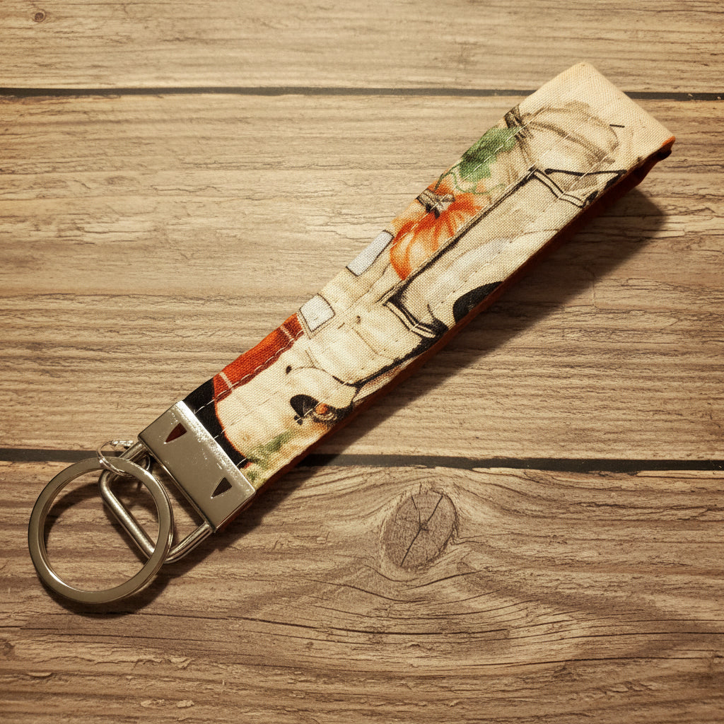 Pumpkin Pickup Keychain