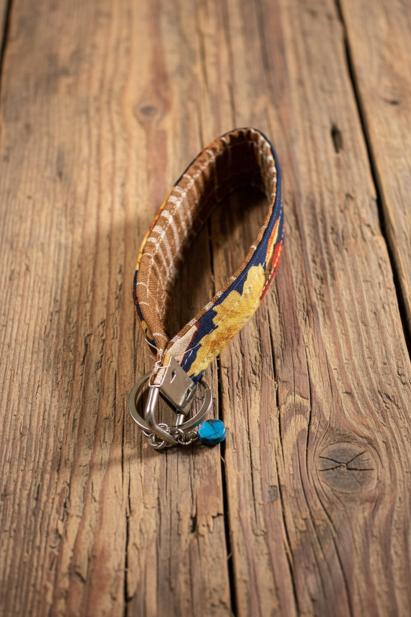 Midnight Maple Keychain