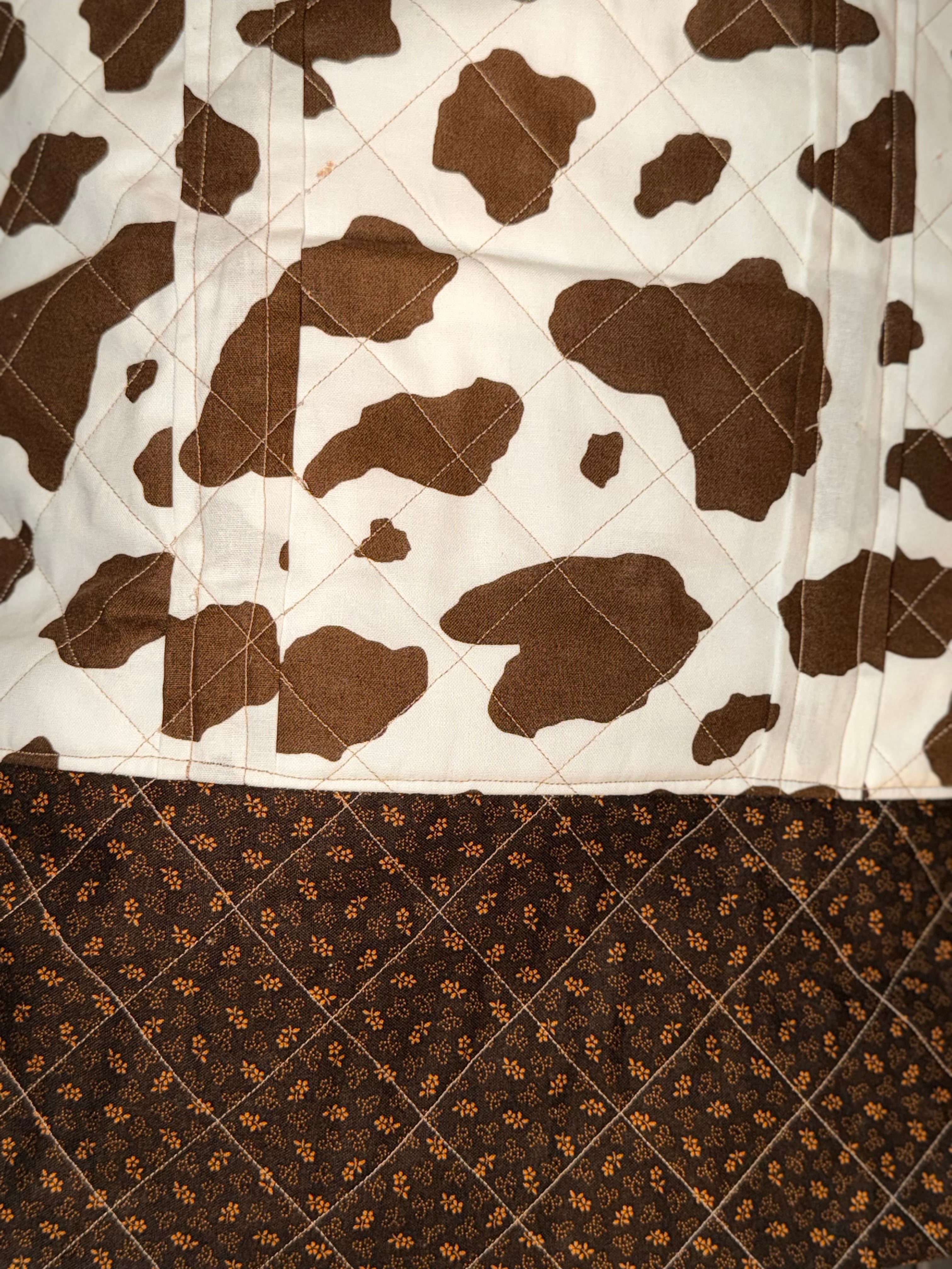 Cow Print Mini Personal Bag