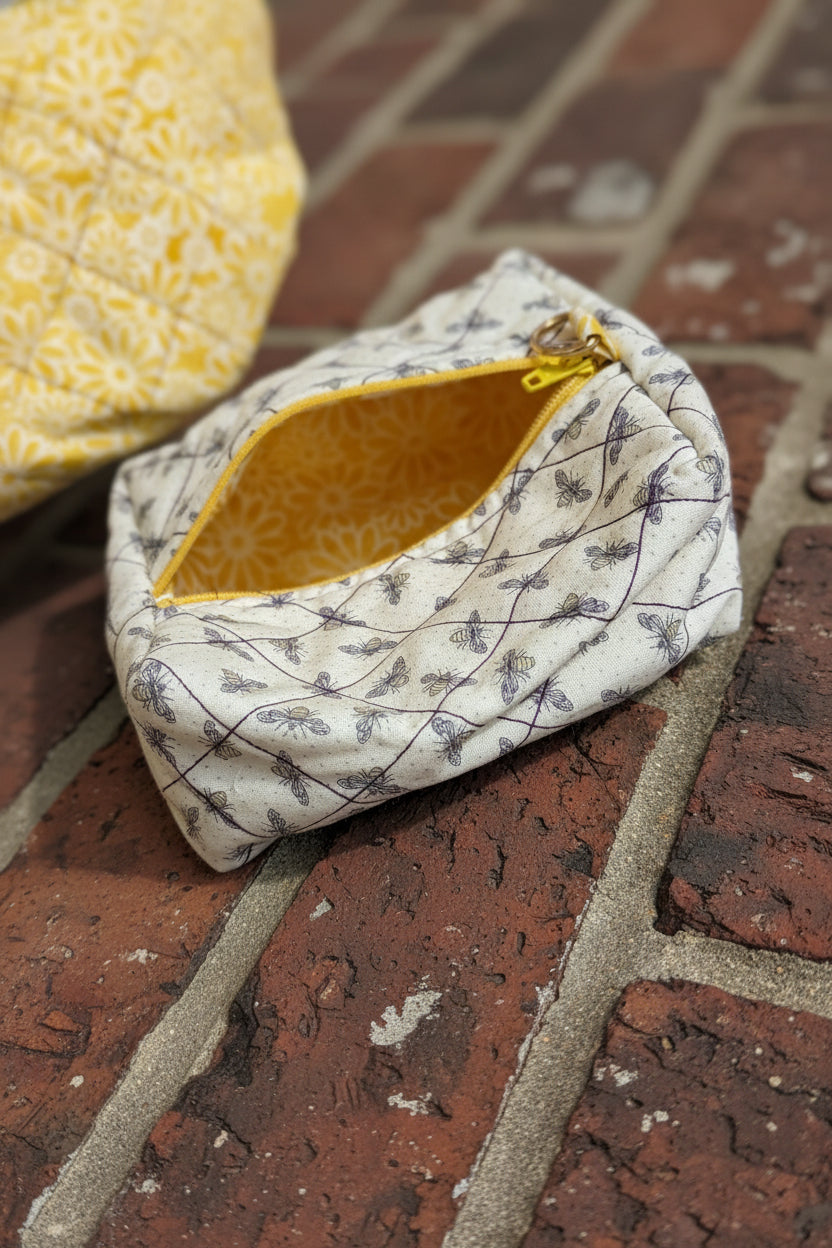 Flowers and Bees Mini Personal Bag