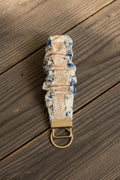 Elegant Flower Scrunchie Keychain